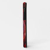 Coques Case-Mate iPhone Macro rouge rose abstraite peinture d'art (Dos/Gauche)