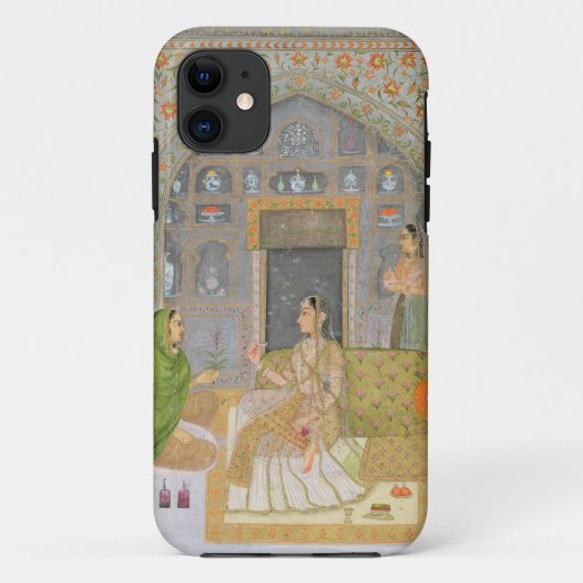 Coques Case-Mate iPhone Madame assise dans un pavillon avec des préposés, (Dos)