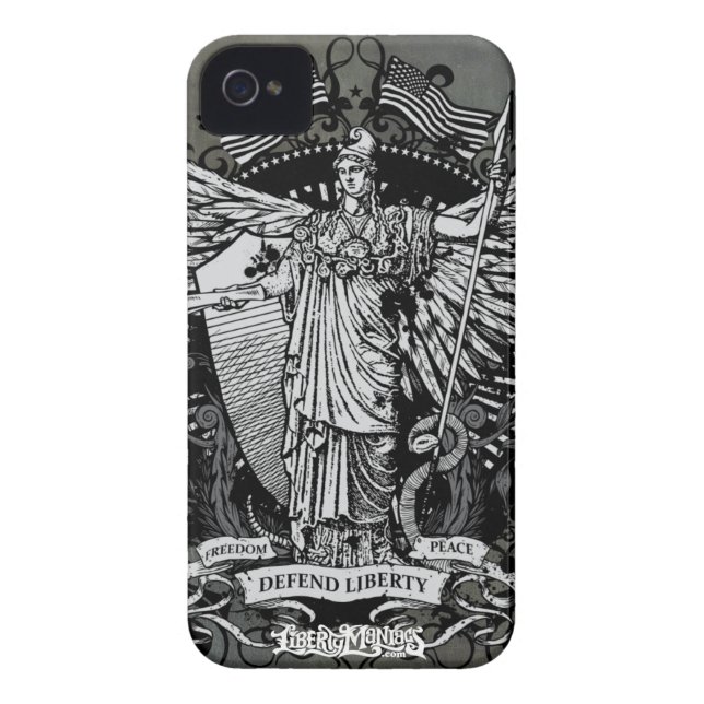 Coques Case-Mate iPhone Madame Liberty Case de Libertas (Dos)