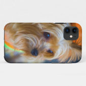 Coques Case-Mate iPhone Madame peinte Yorkshire Terrier (Dos (Horizontal))