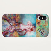 COQUES Case-Mate iPhone MADAME POMPADOUR ÉLÉGANT MONOGRAMME MODE BEAUTÉ (Dos (Horizontal))