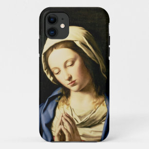 Coques Pour iPhone Madonna à la prière (huile sur toile)
