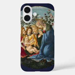Coques iPhone 16 Madonna Adoring Child with 5 Angels Botticelli