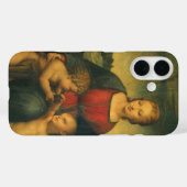 Coques Case-Mate iPhone Madonna du Goldfinch par Raphael Sanzio (Verso (horizontal))
