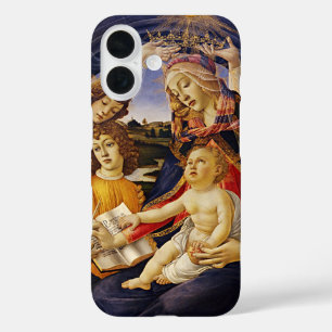 Coques iPhone 16 Madonna du Magnificat par Sandro Botticelli
