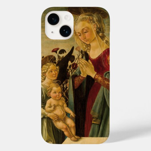 Coques Case-Mate iPhone Madonna, Enfant et Ange de la Renaissance italienn (Verso)
