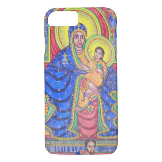 Coques Case-Mate iPhone Madonna et cas éthiopien de l'iPhone 7 d'art de (Dos)