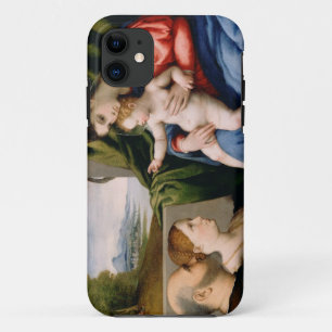 Coque iPhone 11 Madonna et enfant avec le St John infantile