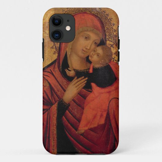 Coques Case-Mate iPhone Madonna et enfant, c.1650 (panneau) (Dos)