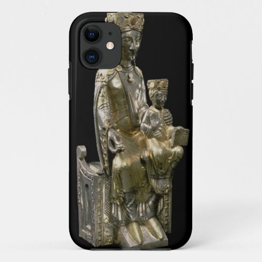 Coques Case-Mate iPhone Madonna et enfant couronnés, statuette, Français, (Dos)
