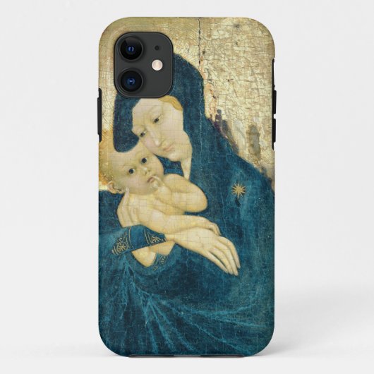 Coques Case-Mate iPhone Madonna et enfant, école de la Bourgogne (huile (Dos)