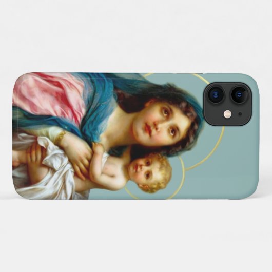 Coques Case-Mate iPhone Madonna et l'enfant (Dos (Horizontal))