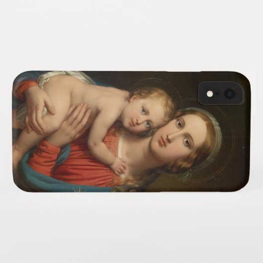 Coques Case-Mate iPhone Madonna et l'enfant (Dos (Horizontal))