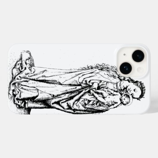 Coques Case-Mate iPhone Madonna et l'enfant Vierge Marie (Verso (horizontal))
