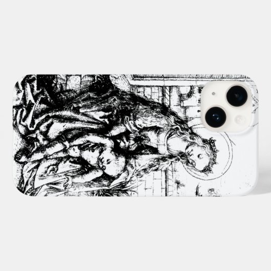 Coques Case-Mate iPhone Madonna et l'enfant Vierge Marie (Verso (horizontal))