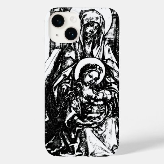 Coques Case-Mate iPhone Madonna et l'enfant Vierge Marie (Verso)