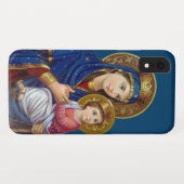 Coques Case-Mate iPhone Madonna et son enfant (Dos (Horizontal))