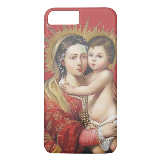 Coques Case-Mate iPhone Madonna et son enfant (Dos)