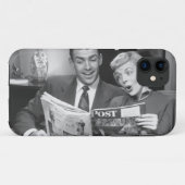 Coques Case-Mate iPhone Magazine de lecture de couples (Dos (Horizontal))