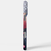 Coques Case-Mate iPhone MAGDALEN ET POMEGRANATE Noir Blanc Rouge (Verso / Droite)