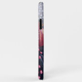 Coques Case-Mate iPhone MAGDALEN ET POMEGRANATE Noir Blanc Rouge (Dos/Droite)