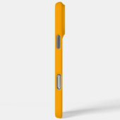 Coques Case-Mate iPhone Magenta 3D jaune Nom moderne | Cool tendance Orang (Verso / Droite)