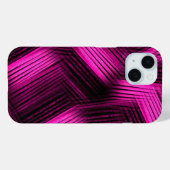 Coques Case-Mate iPhone Magenta Abstrait contemporain (Verso (horizontal))