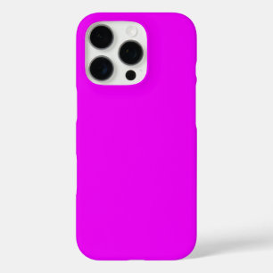 Coques iPhone 16 Pro Magenta brillant, Elégante couleur rose chaud pour