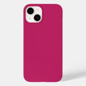 Coques Case-Mate iPhone Magenta rose solide (Verso)