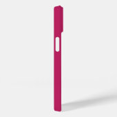 Coques Case-Mate iPhone Magenta rose solide (Verso / Droite)