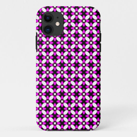 Coques Case-Mate iPhone Magenta violet et noir (Dos)