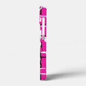 Coques Case-Mate iPhone Magenta violet rose noir blanc (Verso / Gauche)