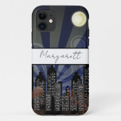 Coques Case-Mate iPhone Magic City Nightscape Personnalisé (Dos)