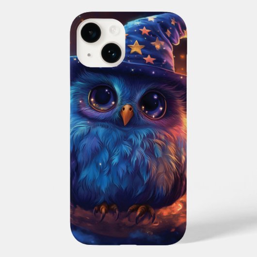 Coques Case-Mate iPhone Magic Owl Wizard on the Moon : Magical Imaginaire (Verso)