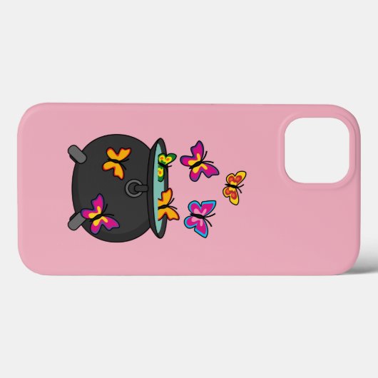 Coques Case-Mate iPhone Magical Butterflies from a cauldron (Verso (horizontal))