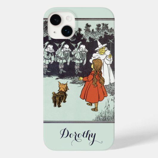 Coques Case-Mate iPhone Magicien d'Oz Dorothée Toto Glinda Munchkins (Verso)