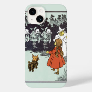 Coque Pour iPhone 14 Magicien d'Oz Dorothée Toto Glinda Munchkins vinta