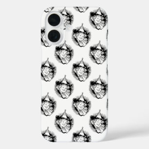 Coques iPhone 16 Magicien d'Oz vintage, Portrait de Munchkin femme