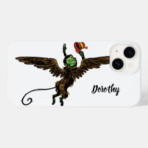 Coque Pour iPhone 14 Magicien Vintage d'Oz, Singe Volant Diabolique