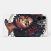 Coques Case-Mate iPhone Magie de fille noire Afro Diva (Dos (Horizontal))