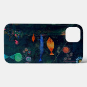 Coques Case-Mate iPhone Magie de poisson de Paul Klee Peinture Abstraite A (Verso (horizontal))