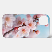 Coques Case-Mate iPhone Magie en fleurs roses (Verso (horizontal))