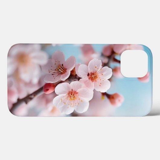 Coques Case-Mate iPhone Magie en fleurs roses (Verso (horizontal))