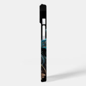 Coques Case-Mate iPhone Magique steampunk Maine Coon chat et fleurs IA art (Verso / Gauche)