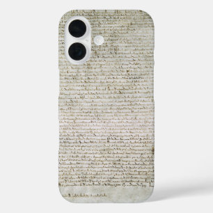 Coques iPhone 16 Magna Carta la Charte des Libertés 1215