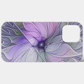 Coques Case-Mate iPhone Magnifique beauté abstraite moderne Art fractal fl (Verso (horizontal))