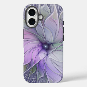 Coques iPhone 16 Magnifique beauté moderne abstraite fleur d'art fr
