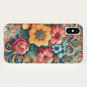Coques Case-Mate iPhone Magnifique bouquet de fleurs (Dos (Horizontal))