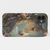 Coques Case-Mate iPhone Magnifique cheval de fantaisie (Dos (Horizontal))