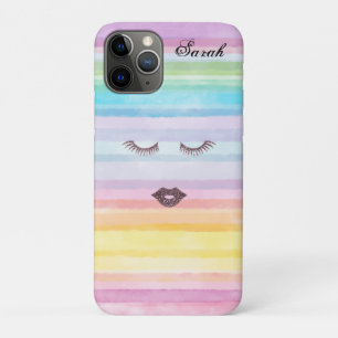 Case-Mate iPhone Case Magnifique Cool Arc-en-ciel Faux Lashes
